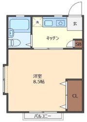 ローズヴィラの物件間取画像